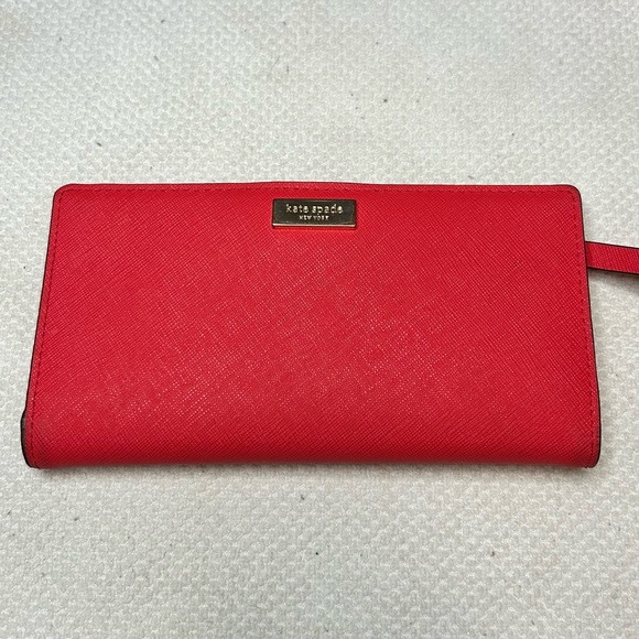 Kate Spade ♠️ Newbury Lane (Geranium) Wallet - Picture 1 of 11